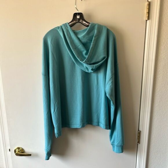 90 degrees by Reflex Zip Up Hoodie size XXL NWT Aqua - Picture 3 of 5